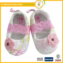 Chaussures en ligne semelle douce petite fleur belle chaussures fille bébé